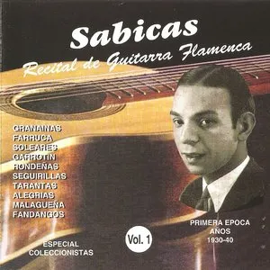 Pochette de Recital de Guitarra Flamenca, Volume 1 de Sabicas