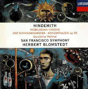 Pochette de Nobilissima visione / Der Schwanendreher / Konzertmusik, op. 50 de Paul Hindemith - Herbert Blomstedt - San Francisco Symphony