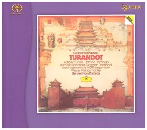 Pochette de Turandot de Ruggero Raimondi - Barbara Hendricks - Plácido Domingo - Giacomo Puccini - Herbert von Karajan - Wiener Philharmoniker - Katia Ricciarelli