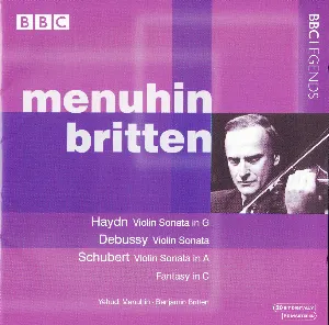 Pochette Haydn: Violin Sonata in G / Debussy: Violin Sonata / Schubert: Violin Sonata in A / Fantasy in C