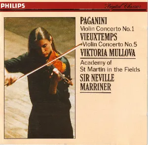Pochette Paganini: Violin Concerto no. 1 / Vieuxtemps: Violin Concerto no. 5