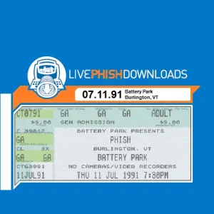 Pochette de 1991-07-11: Battery Park, Burlington, VT, USA de Phish