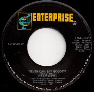 Pochette Never Can Say Goodbye / I Can’t Help It (If I’m Still in Love with You)