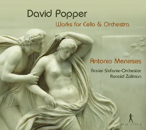 Pochette de Works for Cello & Orchestra de Sinfonieorchester Basel - Antônio Meneses - David Popper