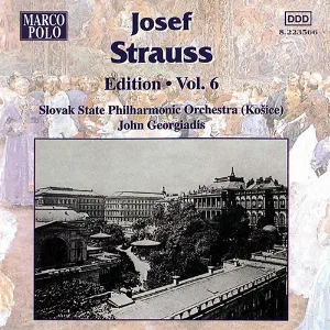 Pochette de Josef Strauss Edition - Vol. 6 de John Georgiadis - Štátna filharmónia Košice - Josef Strauss