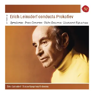 Pochette Erich Leinsdorf conducts Prokofiev