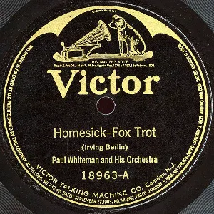Pochette de Homesick / All Over Nothing at All de Paul Whiteman and His Orchestra