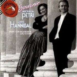 Pochette de Souvenir: Music for Recorder & Lute/Guitar de Michala Petri