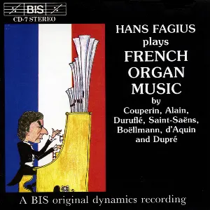 Pochette Hans Fagius plays French Organ Music