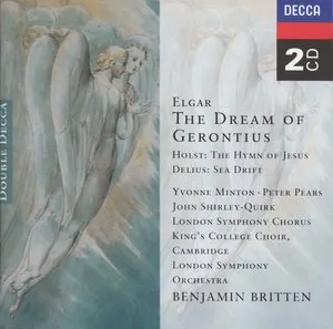 Pochette Elgar: The Dream of Gerontius / Holst: The Hymn of Jesus / Delius: Sea Drift