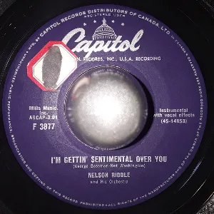 Pochette de I'm Gettin' Sentimental Over You / The Girl Most Likely de Nelson Riddle and His Orchestra
