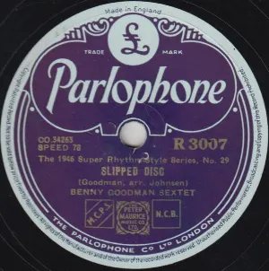 Pochette de Slipped Disc / I Got Rhythm de The Benny Goodman Sextet