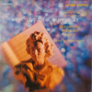 Pochette de Serenade Opus 8 / Duo For Violin And Cello de Ludwig van Beethoven - William Primrose - Gregor Piatigorsky - Jascha Heifetz - Kodály Zoltán