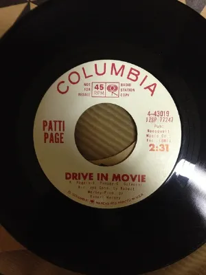 Pochette Drive in Movie / I’d Rather Be Sorry (Then Safe All Alone)