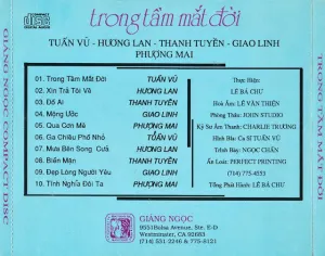 Pochette de Trong tầm mắt đời de Giao Linh