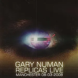 Pochette de Replicas Live de Gary Numan