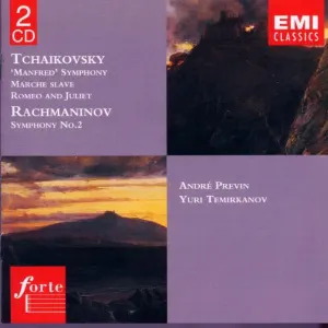 Pochette Tchaikovsky: 'Manfred' Symphony / March slave / Romeo and Juliet / Rachmaninoff: Symphony no. 2