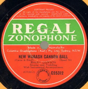 Pochette de New Wabash Cannon Ball / Hills of the Golden West de Smoky Dawson