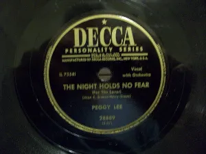 Pochette de The Night Holds No Fear / Apples, Peaches and Cherries de Peggy Lee