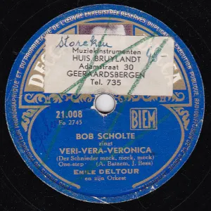 Pochette de Veri-Vera-Veronica / Alle, vooruit! de Bob Scholte