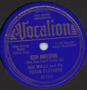 Pochette de Empty Bed Blues / Keep Knocking (But You Can't Come in) de Bob Wills and His Texas Playboys