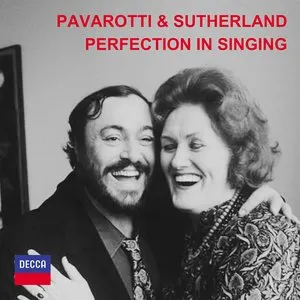 Pochette de Perfection in Singing de Luciano Pavarotti - Joan Sutherland