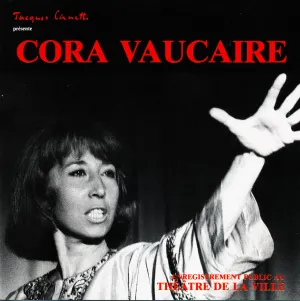 Pochette de Enregistrement public au Théâtre de la ville de Cora Vaucaire