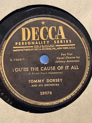 Pochette de You're the Cause of It All / Island Queen de Tommy Dorsey and His Orchestra