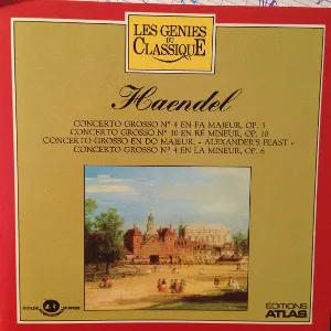 Pochette Les Génies du classique, Volume I, n° 9 - Haendel : Concertos Grossos