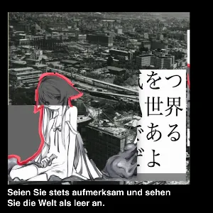 Pochette de Seien Sie stets aufmerksam und sehen Sie die Welt als leer an. de CDR