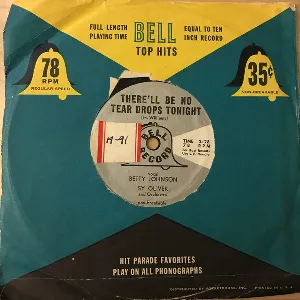Pochette de There'll Be No Tear Drops Tonight / Cuddle Me de Sy Oliver and His Orchestra