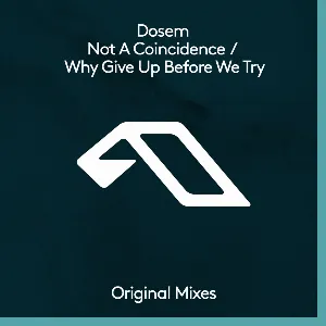 Pochette de Not a Coincidence / Why Give Up Before We Try de Dosem