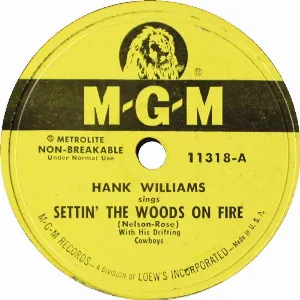 Pochette Settin’ the Woods on Fire / You Win Again