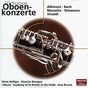 Pochette de Virtuoso Oboe Concertos de Heinz Holliger