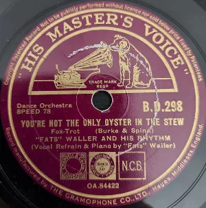 Pochette de You're Not the Only Oyster in the Stew / Sweet Sue de Fats Waller and His Rhythm