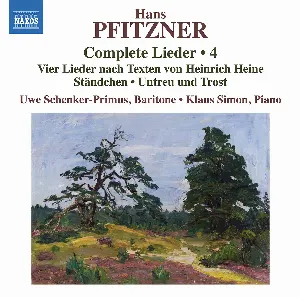 Pochette de Complete Lieder • 4 de Hans Pfitzner - Klaus Simon