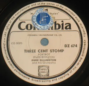 Pochette Three Cent Stomp / New York City Blues