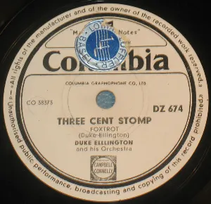 Pochette de Three Cent Stomp / New York City Blues de Duke Ellington and His Orchestra