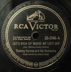 Pochette de Let's Pick Up Where We Left Off / Like a Leaf in the Wind de Tommy Dorsey and His Orchestra