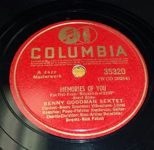 Pochette de Soft Winds / Memories of You de The Benny Goodman Sextet