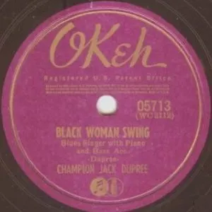 Pochette de Black Woman Swing / Cabbage Greens No. 1 de Champion Jack Dupree