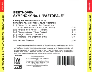 Pochette de Symphony No. 6 "Pastorale" de Alfred Scholz - Ludwig van Beethoven - London Festival Orchestra