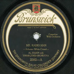 Pochette Mr. Radio Man (Tell My Mammy to Come Back Home) / Home in Pasadena