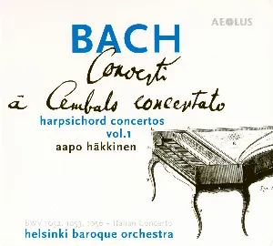 Pochette Concerti à Cembalo concertato: Harpsichord Concertos, Volume 1