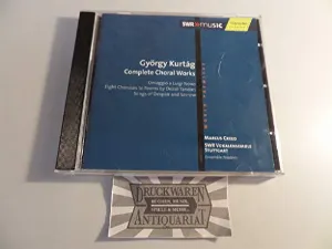 Pochette de Complete Choral Works de SWR Vokalensemble Stuttgart - György Kurtág - Marcus Creed - Ensemble Modern