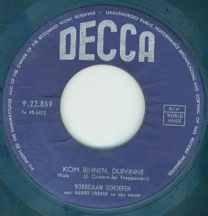 Pochette de Kom binnen, duivinne / Oh, doe dat niet! de Bobbejaan Schoepen