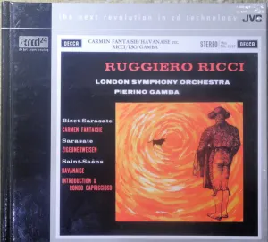 Pochette de Bizet/Sarasate: Carmen Fantaisie / Sarasate: Zigeunerweisen / Saint-Saëns: Havanaise / Introduction & Rondo capriccioso de Pablo de Sarasate - London Symphony Orchestra - Camille Saint‐Saëns - Piero Gamba - Georges Bizet