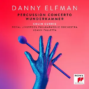 Pochette de Percussion Concerto / Wunderkammer de Colin Currie - Danny Elfman - Royal Liverpool Philharmonic Orchestra - JoAnn Falletta