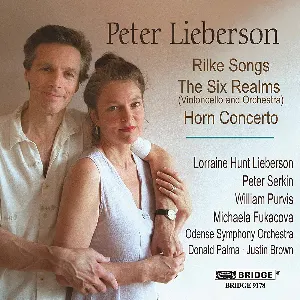 Pochette de Rilke Songs / The Six Realms / Horn Concerto de Odense Symfoniorkester - Peter Serkin - Lorraine Hunt Lieberson