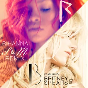 Pochette de S&M (remix) de Rihanna